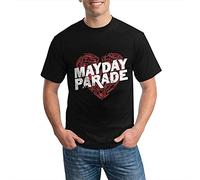 MayDay Parade Men Cotton T-Shirt Black Mens Tees XL