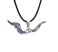 MayDee Hon Kais Necklace, Amphoreus Cyrene Infinite Bow Pendant Phainon Cosplay Accessories Bow Necklace (Color-A)