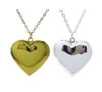 MayDee Under Tales Necklace 2pcs, Sans Heart-Shaped Frame Family Photo Necklace
