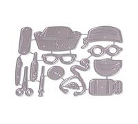 mayDONG Cutting Dies for Card Making, The Nurse Metal Die Cuts Clearance Embossing Stencil, Album Stamp Paper Card Craft Decoration Scrapbooking Supplies