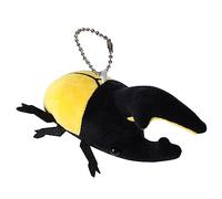 mayDONG Small Plush Doll for Bag Pendant Insect-Beetle Doll Lovely Plush Keychain Women Handbag Ornament Kids Backpack Decors