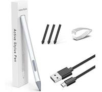MAYDORHER Rechargeable MPP 2.0 Tilt Pen for HP Pavilion x360/Envy x360/Spectre x360, 3J122AA#ABB 3J123AA#ABB (Silver)