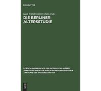 Mayer - Die Berliner Altersstudie - New hardback or cased book - 25 - X555z