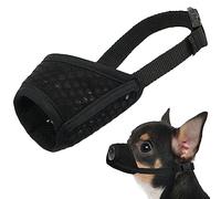 Mayerzon Dog Muzzle, Puppy Soft Mesh Muzzle for Small Medium Large Dogs Chihuahua Poodles Beagle Dachshund Corgis Labrador for Biting Chewing Grooming That Allows Panting Drinking