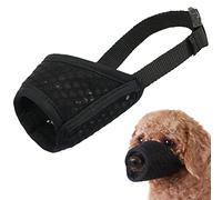 Mayerzon Dog Muzzle, Puppy Soft Mesh Muzzle for Small Medium Large Dogs Chihuahua Poodles Beagle Dachshund Corgis Labrador for Biting Chewing Grooming That Allows Panting Drinking