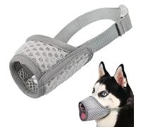 Mayerzon Dog Muzzle, Puppy Soft Mesh Muzzle for Small Medium Large Dogs Chihuahua Poodles Beagle Dachshund Corgis Labrador for Biting Chewing Grooming That Allows Panting Drinking