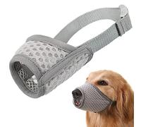 Mayerzon Dog Muzzle, Puppy Soft Mesh Muzzle for Small Medium Large Dogs Chihuahua Poodles Beagle Dachshund Corgis Labrador for Biting Chewing Grooming That Allows Panting Drinking