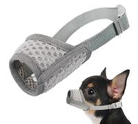 Mayerzon Dog Muzzle, Puppy Soft Mesh Muzzle for Small Medium Large Dogs Chihuahua Poodles Beagle Dachshund Corgis Labrador for Biting Chewing Grooming That Allows Panting Drinking