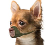 Mayerzon Short Muzzle for Chihuahua, Shih Tzu, American Boxer, Soft Cloth Muzzle for Grooming, Veterinary Visits, Prevents Bite, Chewing and Fighting