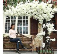 MAYFABD Artificial Cherry Blossom Tree Cherry Blossom Tree Handmade Gorgeous Fake Vines Flowers For Home Wedding Party Garden Office Christmas Decoration for Indoor and Outdoor,B,150x100cm