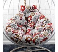 MAYFABD Papasan Round Chair Cushions Thicken Round Hanging Hammock Chair Cushion Washable Chair Cushions Only Outdoor Cushion Replacement for Hanging Egg Chair Swing,K,120cm