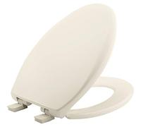 Mayfair 187SLOW 346 Affinity Slow Close Removable Toilet Seat That Will Never Loosen, Providing The Perfect Fit Long Lasting Solid Plastic, Biscuit, 1 Pack-Elongated