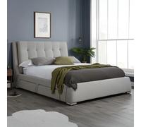 Mayfair Bed - Grey Fabric - Sizes Available