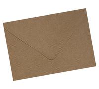 Mayfair Crafts - 1000 x A6 C6 Brown Ribbed Kraft Premium Envelopes