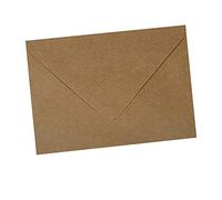 Mayfair Crafts - 200 x C5 Brown Ribbed Kraft Premium Envelopes
