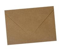 Mayfair Crafts - 250 x A6 C6 Brown Ribbed Kraft Premium Envelopes