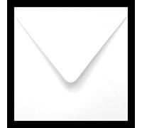 Mayfair Crafts Premium Square Envelopes, 7 inch, 18.5 cm, 100gsm, White (25)