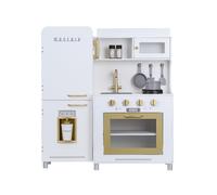 Mayfair Kids Wooden Play Kitchen & 11 Accessories White TD-13302D by Teamson