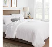 Mayfair Linen - 4 Piece Sheet Set - 100% Egyptian Cotton 800 Thread Count Long Staple - Up to 18" Deep Corner for Queen/Full Duvet Cover Set White
