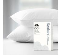 Mayfair Linen Luxuriously Soft Egyptian Cotton King Size Pillow Cases Set of 2-500 Thread Count 100% Cotton Set of 2 Cases, Crisp, Cool & Breathable Pillow Covers, Fits King Pillows (White)