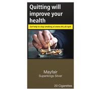 Mayfair Silver Super King Size 20 Cigarettes
