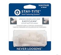Mayfair STATITEKIT Toilet Seat Fastening Hardware Upgrade Kit, STATITE, White, 1 Count (Pack of 1)