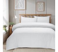 Mayfair Stripe Duvet Set - White / Single