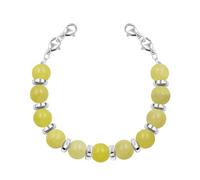 Mayfaith Interchangeable Dual-Use Natural Stone & Hematite Bracelet with Lobster Clasp | Replacement Convertible Medical Alert Jewelry or Fashion Bracelets for Women Men, adjustable, Stone, crystal
