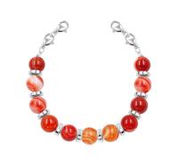 Mayfaith Interchangeable Dual-Use Natural Stone & Hematite Bracelet with Lobster Clasp | Replacement Convertible Medical Alert Jewelry or Fashion Bracelets for Women Men, adjustable, Stone, crystal