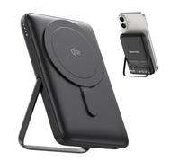 Mayfeel Magnetic Portable Charger, Qi2 Certified 15W Wireless Ultra-Fast Power Bank with 30W Wired Power, a 10,000mAh Battery Pack with a U-Shaped Stand, Compatible with iPhone 16/15/13/12 Series.