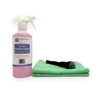 Mayfield Interior Cleaning Kit - All Purpose, Plastics, Fabric, Vinyl, Leather, Suede, Upholstery, Ultra Soft Brush, Metal Free Brush, Interior Detailing, Soft Cloths, Professional Car Detailing…