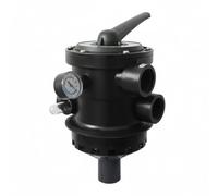 MAYGO SP0714T VariFlo Top Multi Port Valve, compatible with Hayward Ground Pro and VL Series Sand Filters, 1-1/2 in seven position control valve (black)