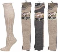 MayHa 3 Pack Men's Heavy Weight Wool Blend Warm Socks | Extra Long Knee High Argyle Lambs Wool Socks | Prefect for Hiking, Hunting, Skiing & Many Others