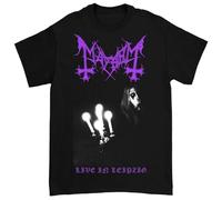 Mayhem cd cv Live in Leipzig Official Shirt XL New Mysteriis Chimera Ordo Grand Black M