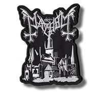 Mayhem Church Band Patch Badge Embroidered Iron on Applique