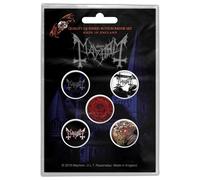 Mayhem De Mysteriis Dom Sathanas Badge (Pack of 5) mayhem Multicolor