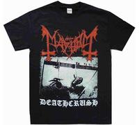 Mayhem Deathcrush Blacken T-Shirt Metal Band Tee(Medium)