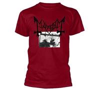 Mayhem 'Deathcrush' T-Shirt (Small) Red