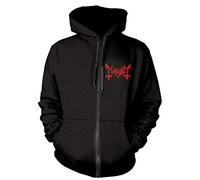 Mayhem Deathcrush' Zip Up Hoodie (Large) Black