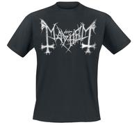 Mayhem Distressed Logo T-Shirt black L