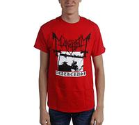 Mayhem - Mens Deathcrush T-Shirt, Medium, Red