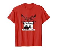 Mayhem - Official Merchandise - Deathcrush T-Shirt, Men, Red, 3X-Large