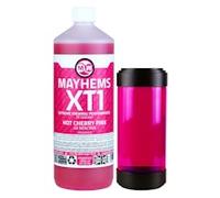 Mayhems - PC Coolant - XT1 Premix - Thermal Performance Series, UV Fluorescent, 1 Litre, Hot Cherry Pink