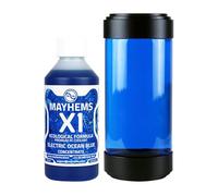 Mayhems - X1 Concentrate PC Coolant - Computer Water Cooling Fluid - Liquid Cooling, Eco Friendly Series, 250 ml, Electric Ocean Blue
