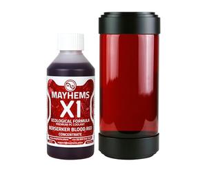 Mayhems - X1 Concentrate PC Coolant - Computer Water Cooling Fluid - Liquid Cooling, Eco Friendly Series, 250 ml, Berserker Blood Red