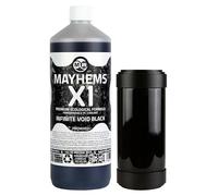 Mayhems - X1 Premixed PC Coolant - Computer Water Cooling Fluid - Liquid Cooling, Eco Friendly Series, 1 Litre, Infinite Void Black