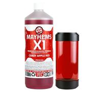 Mayhems - X1 Premixed PC Coolant - Computer Water Cooling Fluid - Liquid Cooling, Eco Friendly Series, 1 Litre, Candy Apple Red