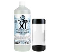 Mayhems - X1 Premixed PC Coolant - Computer Water Cooling Fluid - Liquid Cooling, Eco Friendly Series, UV Fluorescent Blue, 1 Litre, Ozone Clear Blue