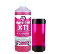 Mayhems - XT1 Premixed PC Coolant - Computer Water Cooling Fluid - Liquid Cooling, Thermal Performance Series, UV Fluorescent, 1 Litre, Hot Cherry Pink