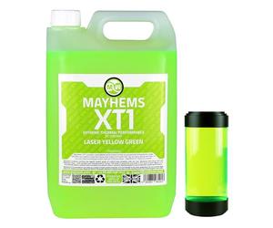 Mayhems - XT1 Premixed PC Coolant - Computer Water Cooling Fluid - Liquid Cooling, Thermal Performance Series, 5 Litre, Laser Yellow Green